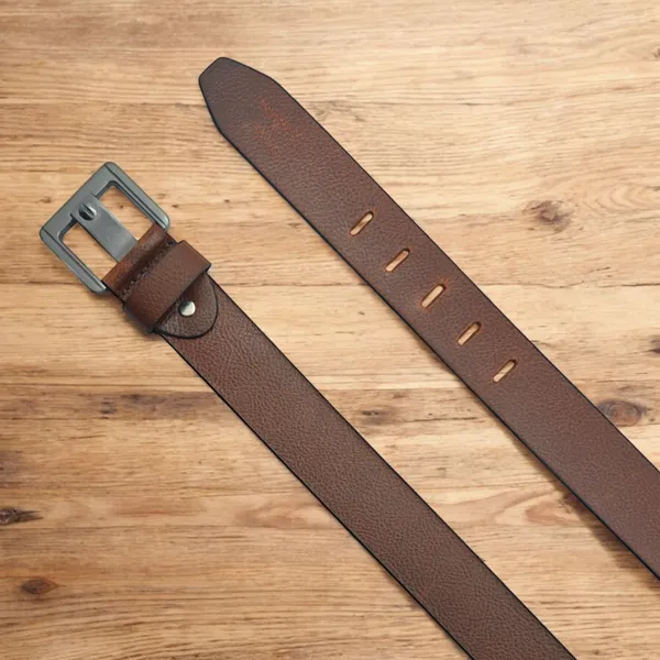 Freacksters_40mm_Tan_Matte_Finish_Genuine_Leather_Belt_Sophisticated_Style