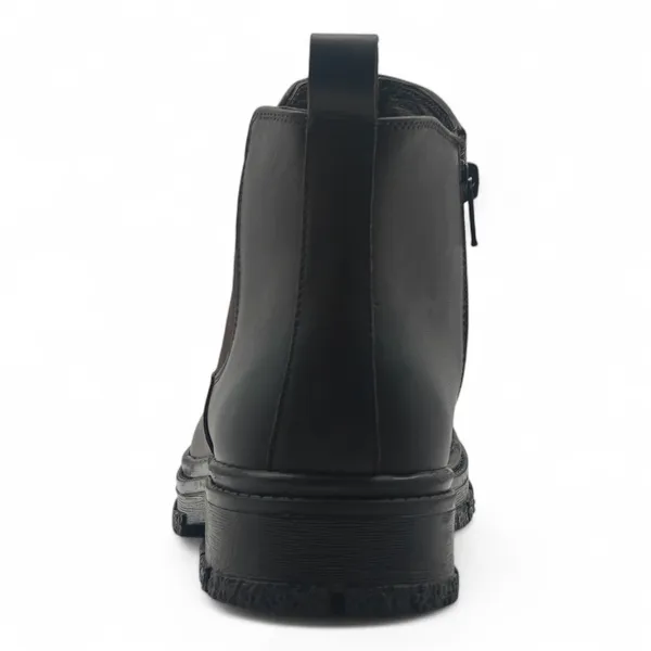 Freacksters_Premium_Brown_Chunky_Leather_Chelsea_Boots_with_Side_Zip_–_Bold_Sole_&_All-Day_Comfort
