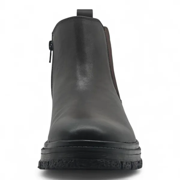 Freacksters_Premium_Brown_Chunky_Leather_Chelsea_Boots_with_Side_Zip_–_Bold_Sole_&_All-Day_Comfort