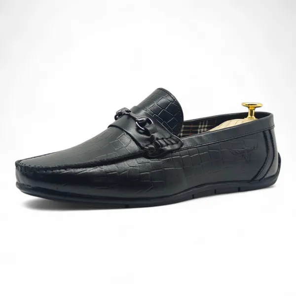 Freacksters_Black_Croco-Pattern_Leather_Slip-On_Loafers_–_Sophisticated_Elegance