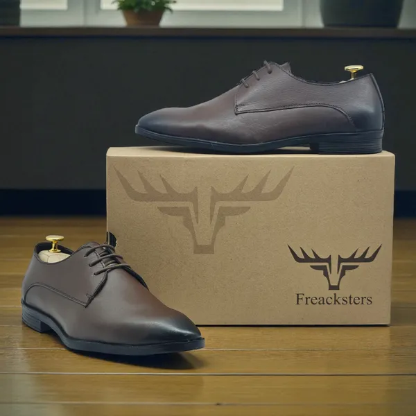 Freacksters_Verona_Brown_Italian_Lace-Up_Formal_Shoes