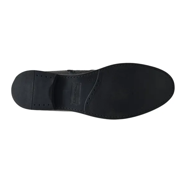 Freacksters_Black_Croco-Embossed_Leather_Chelsea_Boots_with_Side_Zip