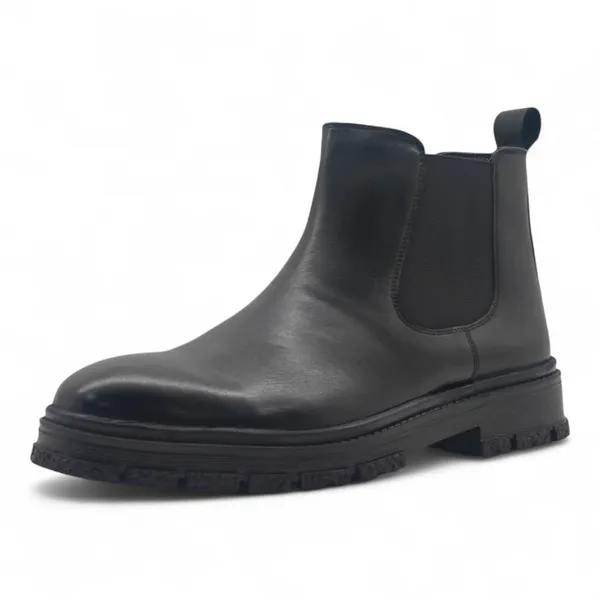 Freacksters_Premium_Black_Chunky_Leather_Chelsea_Boots_with_Side_Zip_–_Bold_Sole_&_Superior_Comfort