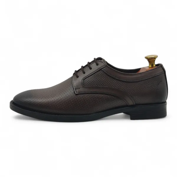 Freacksters_Premium_Brown_Textured_Derby_Shoes_–_Timeless_Sophistication