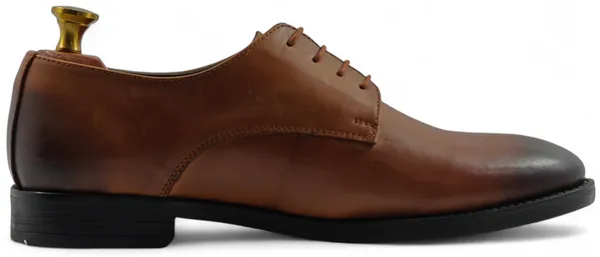 Freacksters_Men's_Tan_Genuine_Leather_Formal_Derby_Shoes