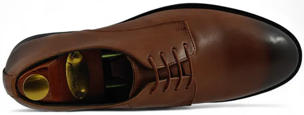 Freacksters_Men's_Tan_Genuine_Leather_Formal_Derby_Shoes