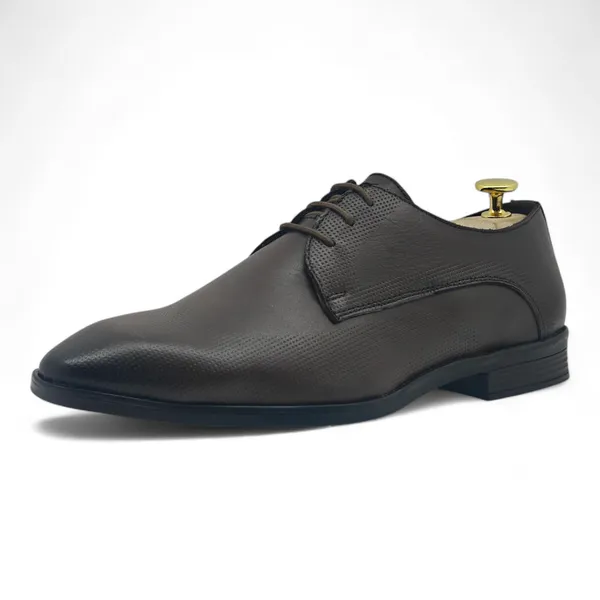 Freacksters_Verona_Brown_Italian_Dotted_Lace-Up_Formals