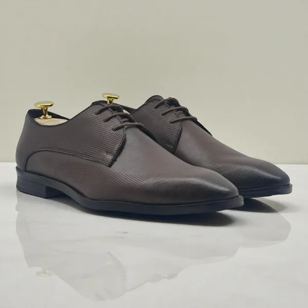 Freacksters_Verona_Brown_Italian_Dotted_Lace-Up_Formals