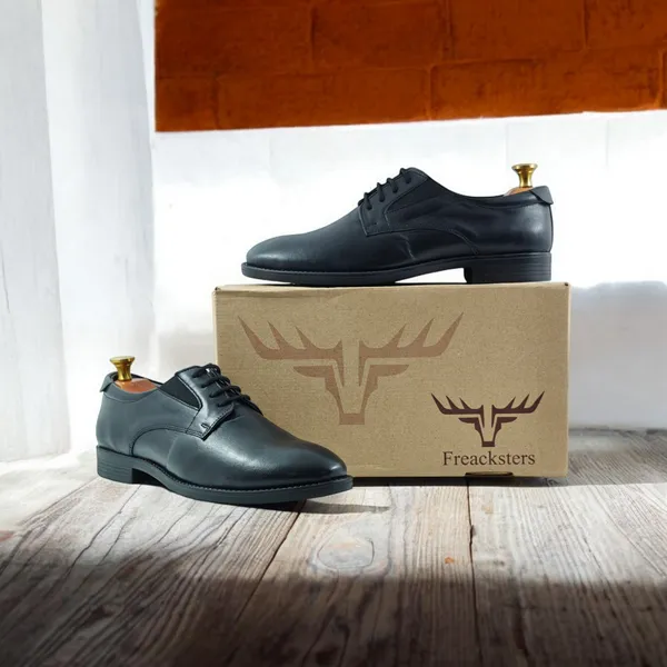 Freacksters_Men's_Black_Genuine_Leather_Formal_Derby_Shoes