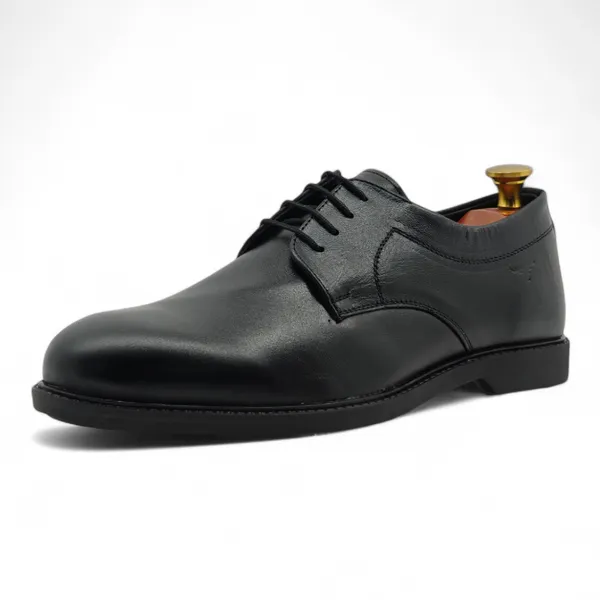 Freacksters_Men's_Black_Genuine_Leather_Lace-Up_Formal_Shoes