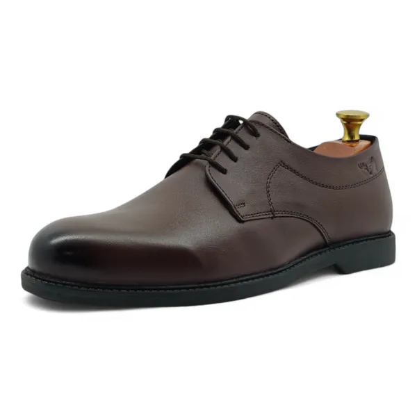 Freacksters_Men's_Brown_Leather_Classic_Derby_Formal_Shoes