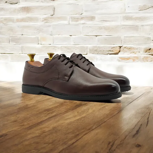 Freacksters_Men's_Brown_Leather_Classic_Derby_Formal_Shoes