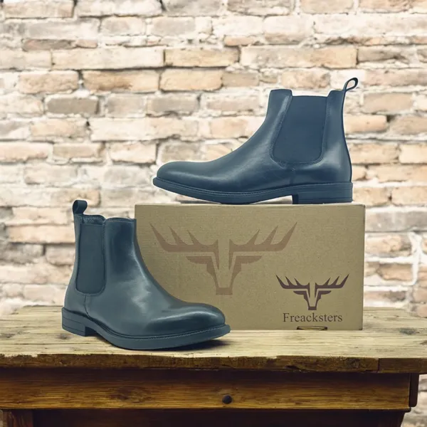 Freacksters_Black_Side-Zip_Chelsea_Boots__A_Modern_Take_on_Classic_Style