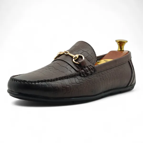 Freacksters_Brown_Croco-Pattern_Leather_Slip-On_Loafers_–_Refined_Luxury