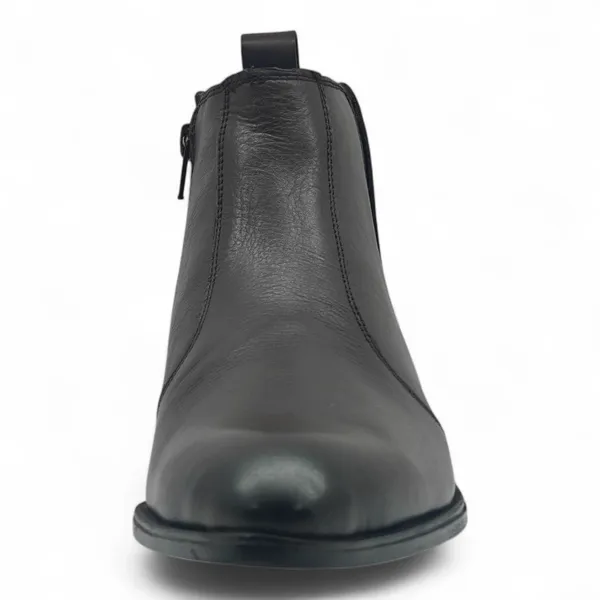 Freacksters_Elite_Brown_Chelsea_Boots_with_Side_Zipper_&_Cubic_Heel