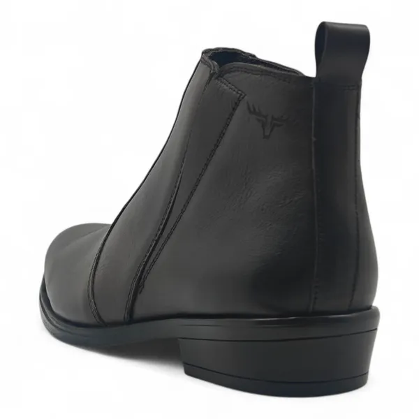 Freacksters_Elite_Brown_Chelsea_Boots_with_Side_Zipper_&_Cubic_Heel