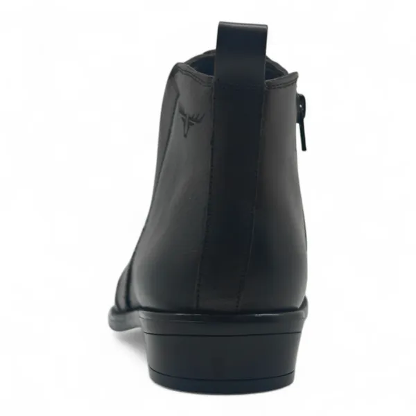 Freacksters_Elite_Brown_Chelsea_Boots_with_Side_Zipper_&_Cubic_Heel
