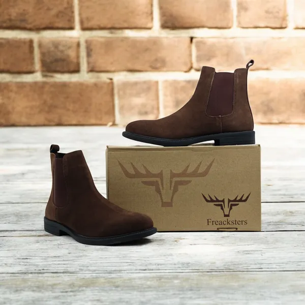 Suede chelsea boots mens india discount