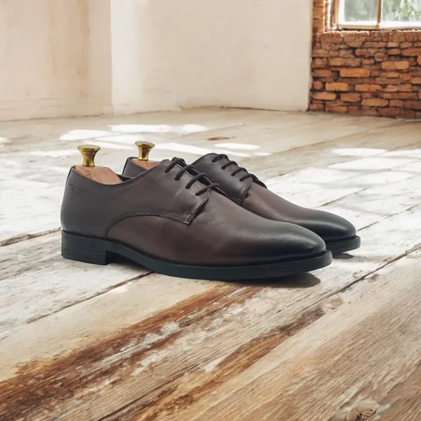Freacksters_Men's_Brown_Genuine_Leather_Formal_Lace-Up_Shoes