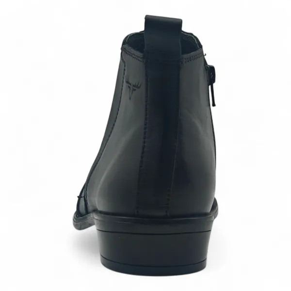 Freacksters_Elite_Black_Chelsea_Boots_with_Side_Zipper_&_Cubic_Heel