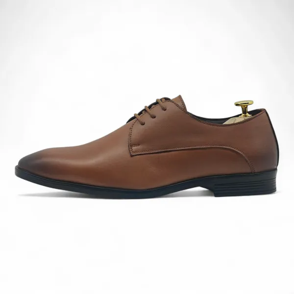 Freacksters_Verona_Tan_Italian_Lace-Up_Formal_Shoes