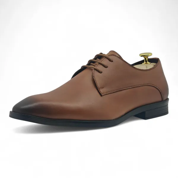 Freacksters_Verona_Tan_Italian_Lace-Up_Formal_Shoes