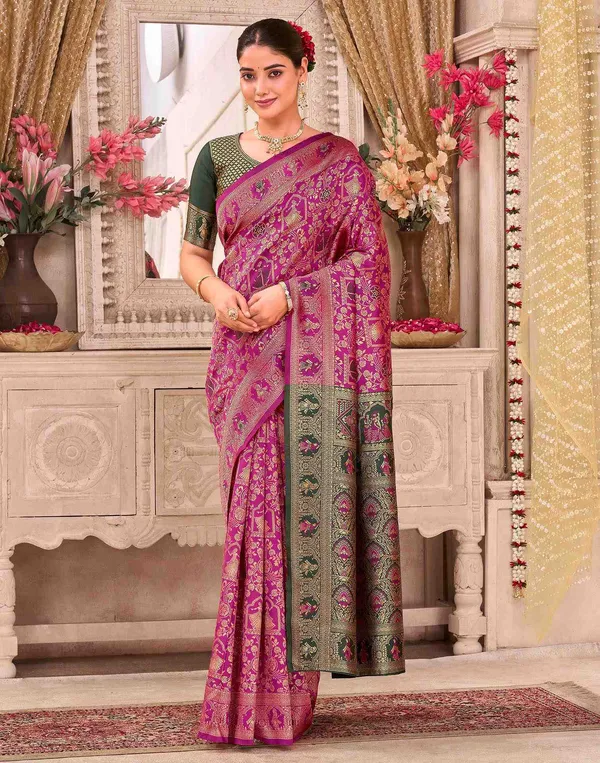 Effervescent_Soft_Banarasi_Silk_Saree_With_Elision_Blouse_Piece