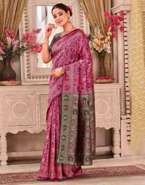 Effervescent_Soft_Banarasi_Silk_Saree_With_Elision_Blouse_Piece