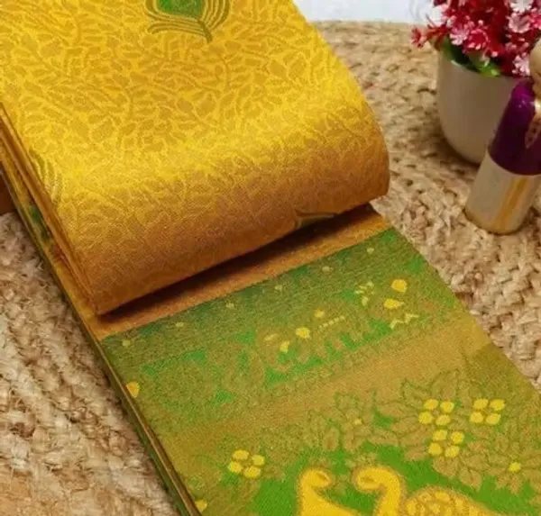 Mesmeric_Soft_Banarasi_Silk_Saree_With_Inspiring_Blouse_Piece