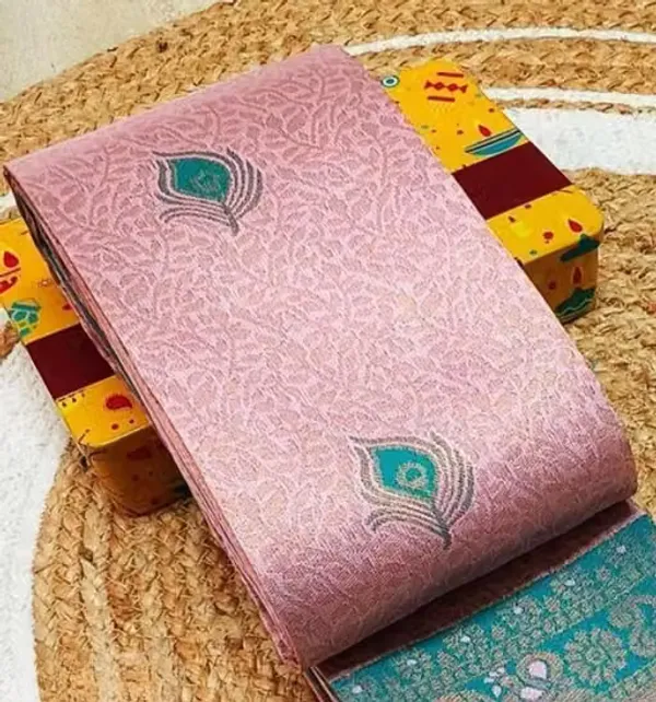 Mesmeric_Soft_Banarasi_Silk_Saree_With_Inspiring_Blouse_Piece