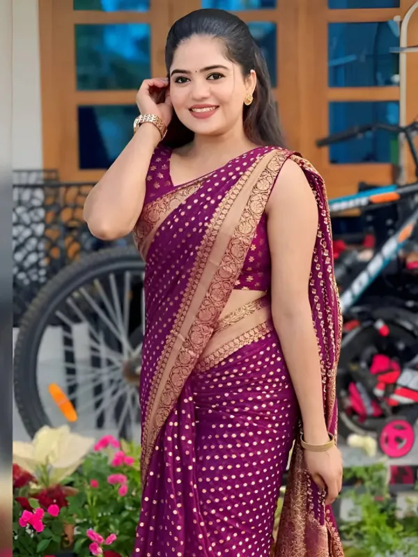 Ravishing_Pink_Kanjivaram_Silk_With_Palimpsest_Blouse_Piece
