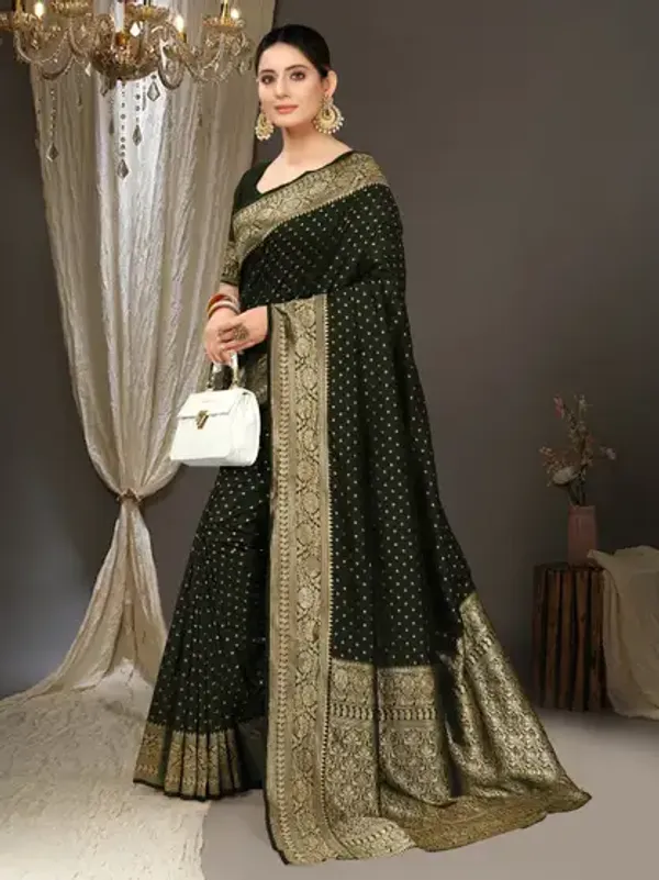 Outstanding_Soft_Banarasi_Silk_Saree_With_Angelic_Blouse_Piece