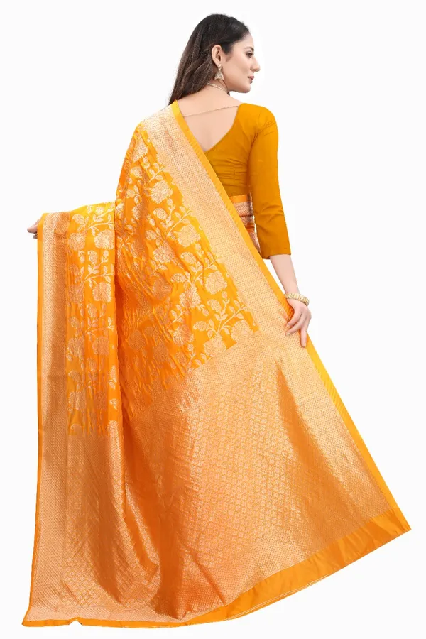 Palimpsest_Yellow_Soft_Silk_Saree_With_Epiphany_Blouse_Piece