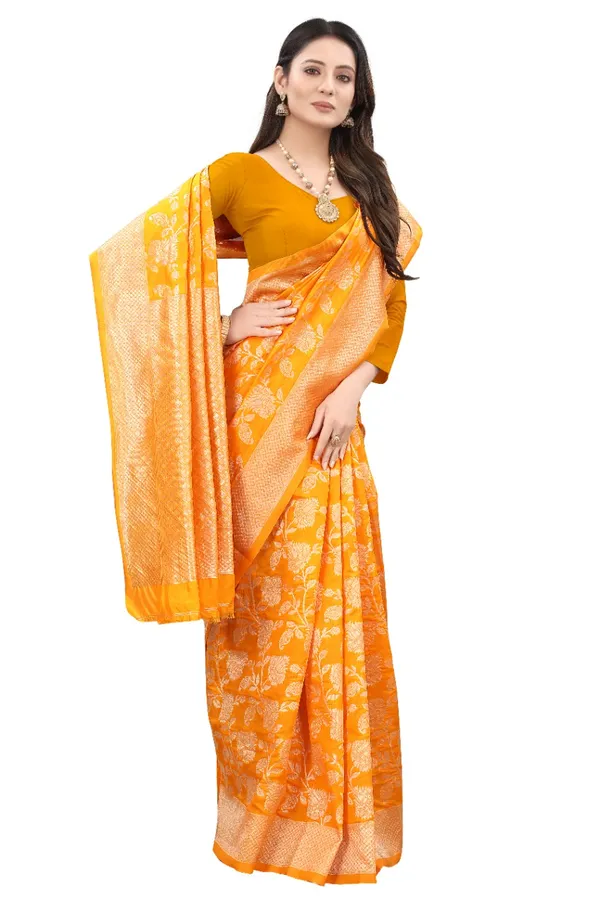 Palimpsest_Yellow_Soft_Silk_Saree_With_Epiphany_Blouse_Piece