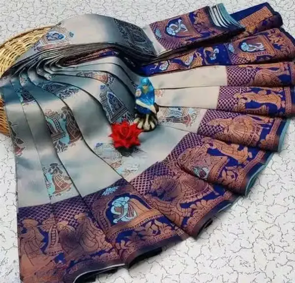 Seraglio_Soft_Banarasi_Silk_Saree_With_Divine_Blouse_Piece