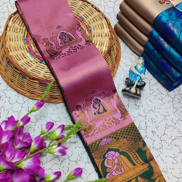Seraglio_Soft_Banarasi_Silk_Saree_With_Divine_Blouse_Piece