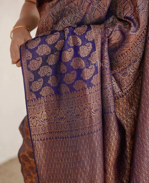 Skinny_Blue_Soft_Silk_Saree_With_Designer_Blouse_Piece