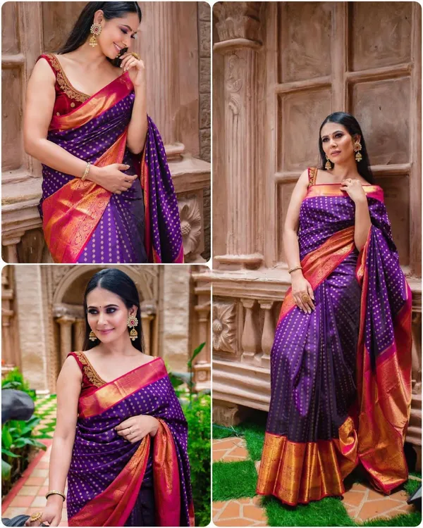 Traditional_Royal_Blue_Banarasi_Silk_Saree_With_Ideal_Blouse_Piece