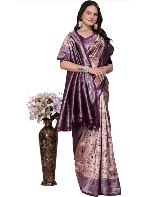 Tremendous_Soft_Banarasi_Silk_Saree_With_Supernal_Blouse_Piece