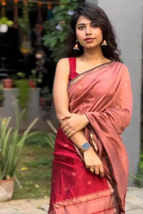 Trendy_Cotton_Silk_Saree_With_Marvellous_Blouse_Piece
