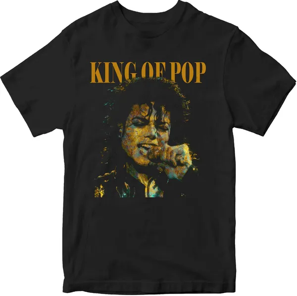 Unisex_Cotton_Black_King_Of_Pop_T_Shirt
