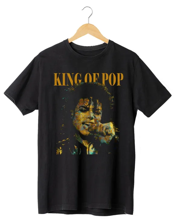 Unisex_Cotton_Black_King_Of_Pop_T_Shirt