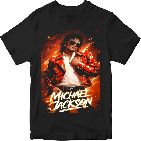 Unisex_Cotton_Black_Michael_Jackson_T_Shirt