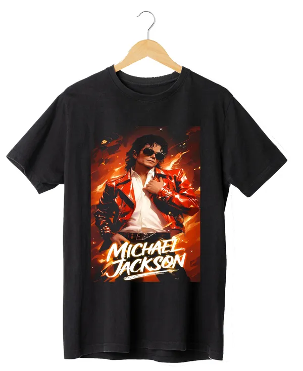 Unisex_Cotton_Black_Michael_Jackson_T_Shirt