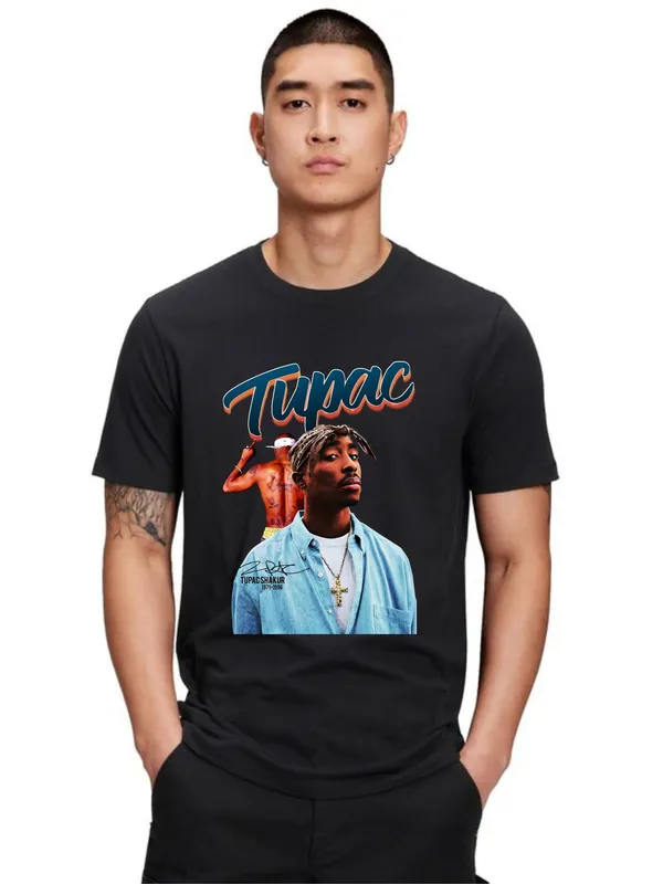 Unisex_Cotton_Black_Tupac_T_Shirt