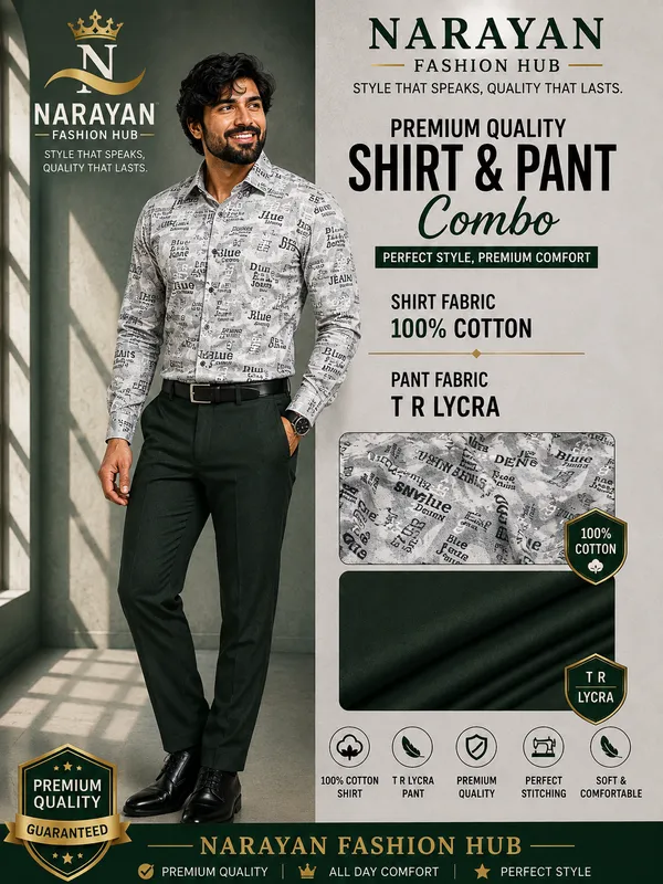 Popcorn_Print_Premium_Cotton_Fabric_(Grey_with_nevy_Blue)