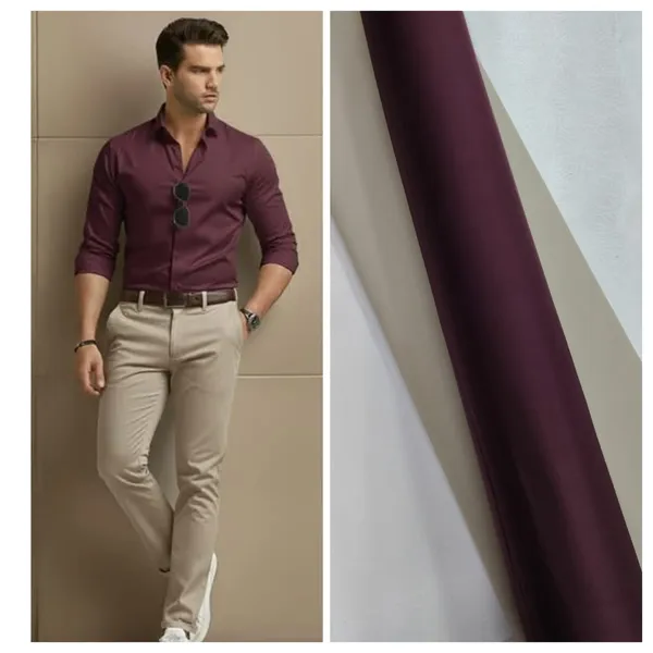 Fight_And_Rust_Plain_Heavy_Fabric_Shirt_&_Pant_Fabric