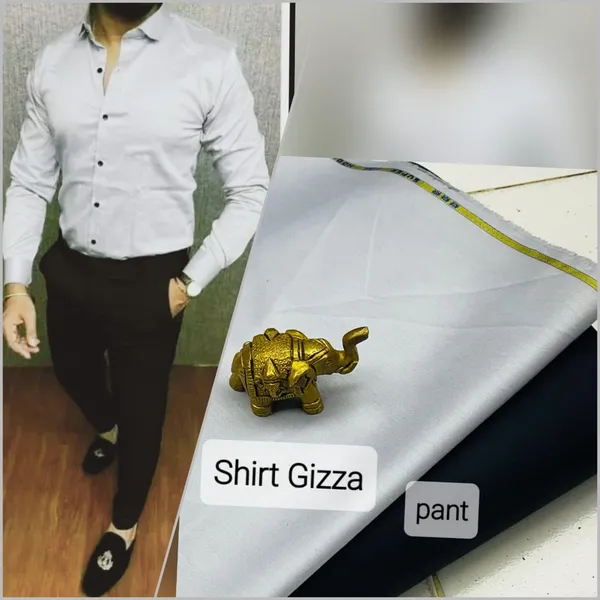 Mehndi_And_Pista_Plain_Heavy_Fabric_Shirt_&_Pant_Fabric