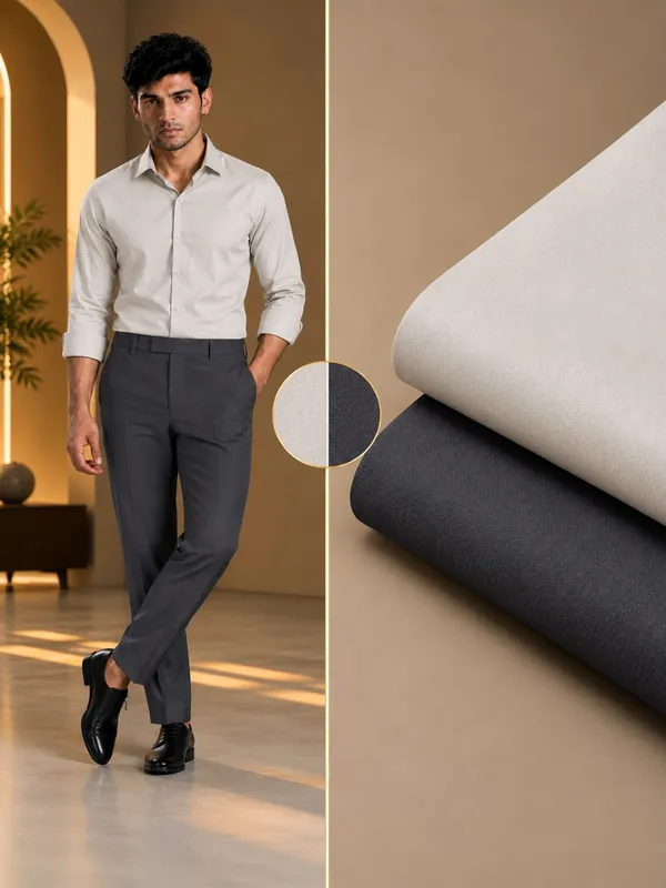 Light_Beige_Shirt_And_Grey_Pant_Fabric_