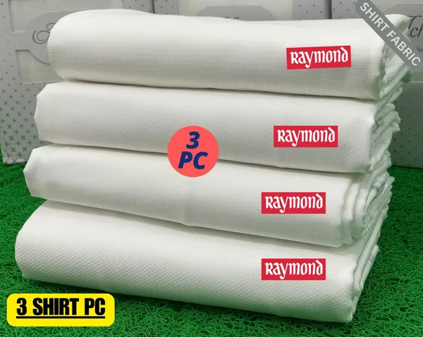 Raymond_Men's_Cotton_Self_Design_Unstitched_1.60_m_Shirt_Fabric_(White,_Free_Size)(Pack_of_3_Pc)